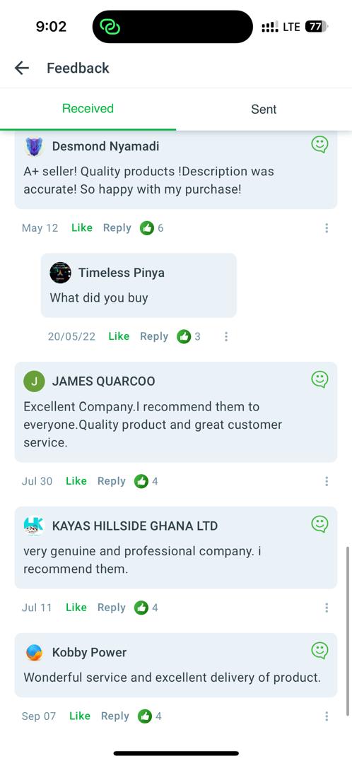 Customer review 1